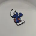 Móc khóa Smurf thông thái (Brainy Smurf) - Mô hình 3D in ấn chi tiết - Thumbnail 1