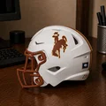 Mũ bảo hiểm bóng bầu dục Wyoming State Cowboys - Phiên bản có sọc - Thumbnail 1