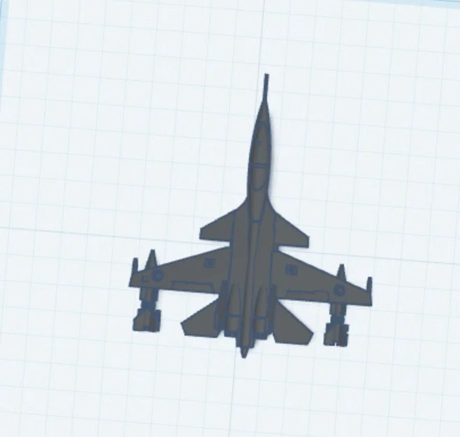 Mô hình máy bay chiến đấu (The Fighter Jet) in 3D cực chất - Image 1