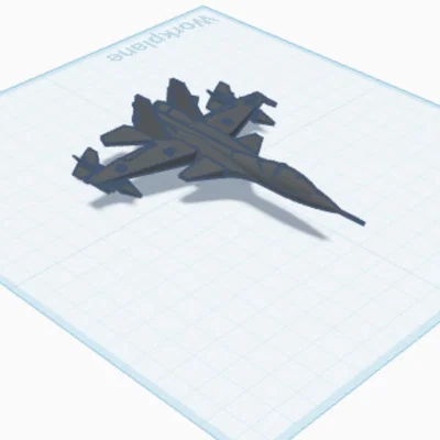 Mô hình máy bay chiến đấu (The Fighter Jet) in 3D cực chất