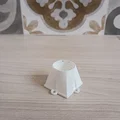 Giá đỡ ống nội thất 26mm (Furniture Tube Support Bracket) - Thumbnail 3