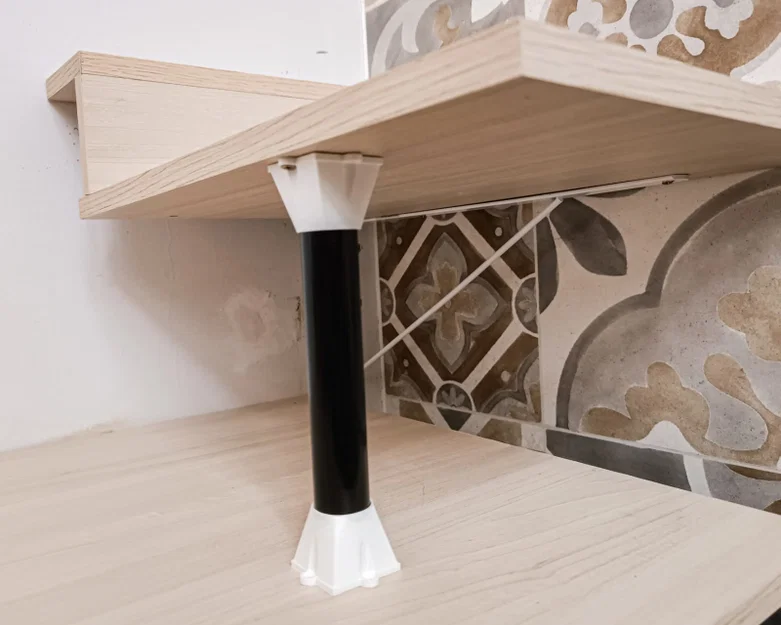 Giá đỡ ống nội thất 26mm (Furniture Tube Support Bracket) - Image 5