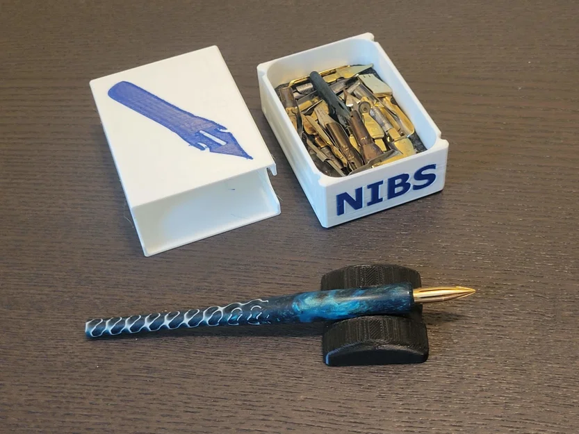 Hộp đựng ngòi bút chấm mực (Dip pen nib box) - Image 1