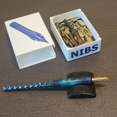 Hộp đựng ngòi bút chấm mực (Dip pen nib box)