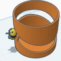 Ống cắm bút hình chú ong dễ thương - Mẫu in 3D trang trí bàn làm việc - Thumbnail 1
