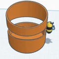 Ống cắm bút hình chú ong dễ thương - Mẫu in 3D trang trí bàn làm việc - Thumbnail 2