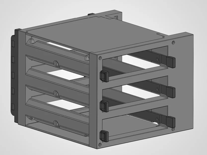 Lồng gắn 3 ổ cứng cho quạt 120mm (phiên bản Infinirail và Universal) - Image 6