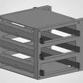 Lồng gắn 3 ổ cứng cho quạt 120mm (phiên bản Infinirail và Universal) - Thumbnail 6