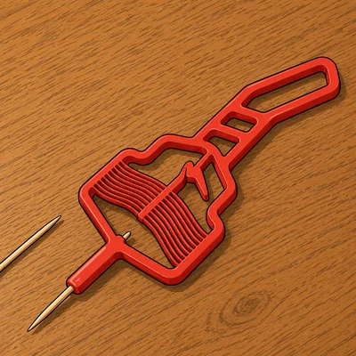 Mô hình súng bắn tăm (toothpick launcher) in 3D giải trí độc đáo