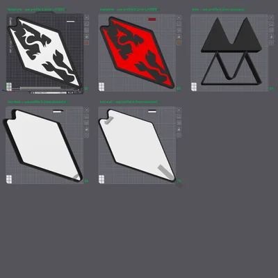 Đèn LED Hộp Lightbox Skyrim