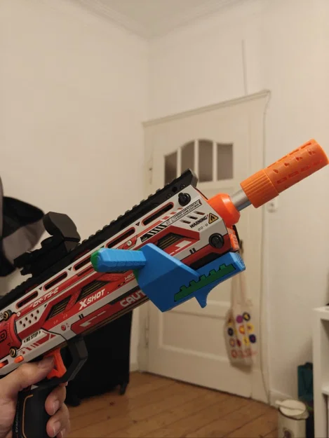 Bộ Phụ Kiện Tay Cầm Kéo Bên (Side Prime) Cho X-Shot Longshot - Image 1