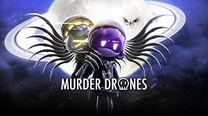Bộ đế lót ly Murder Drones kèm khay đựng phong cách - Image 5