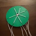 Bàn dệt vòng tay tình bạn Kumihimo (8 khe, cho trẻ em) - Thumbnail 4