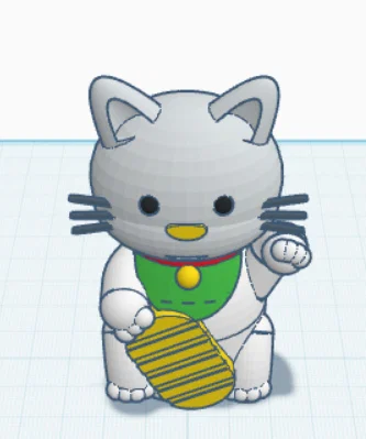Mô hình Mèo Thần Tài Lucky Cat Statue - Vật phẩm trang trí may mắn - Image 1