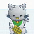 Mô hình Mèo Thần Tài Lucky Cat Statue - Vật phẩm trang trí may mắn - Thumbnail 1