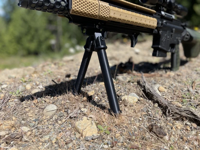 Chân bipod Picatinny rút gọn cho airsoft/airgun (ít linh kiện) - Image 1