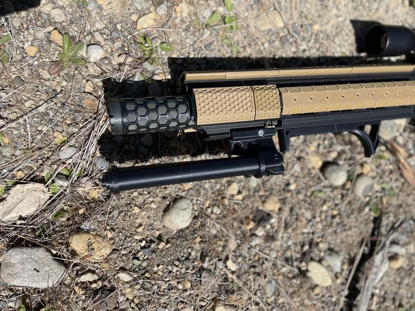 Chân bipod Picatinny rút gọn cho airsoft/airgun (ít linh kiện) - Image 3