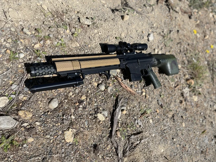 Chân bipod Picatinny rút gọn cho airsoft/airgun (ít linh kiện) - Image 4