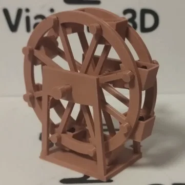 Mô hình guồng nước quay tay (Waterwheel) - Dự án in 3D cực thú vị