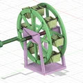 Mô hình guồng nước quay tay (Waterwheel) - Dự án in 3D cực thú vị - Thumbnail 2