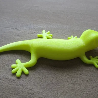 Mô hình chú tắc kè (Gecko) in 3D đơn giản, không cần support