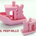 Mô hình tàu S.S. Peep-rillo: Bản remix 3D Benchy độc đáo - Thumbnail 1