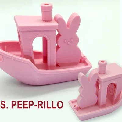 Mô hình tàu S.S. Peep-rillo: Bản remix 3D Benchy độc đáo