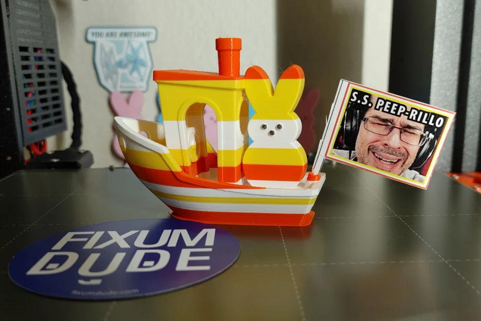 Mô hình tàu S.S. Peep-rillo: Bản remix 3D Benchy độc đáo - Image 2