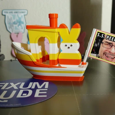 Mô hình tàu S.S. Peep-rillo: Bản remix 3D Benchy độc đáo