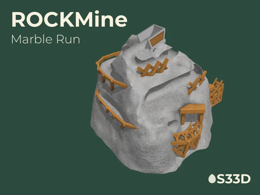 S33D - ROCK - RockMine - Đường chạy bi hòn đá - Image 1