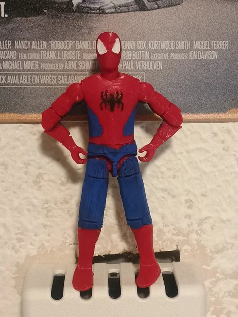 Mô hình Spider-Man hành động - In tại chỗ (Print In Place) - Có khớp cử động - Image 1