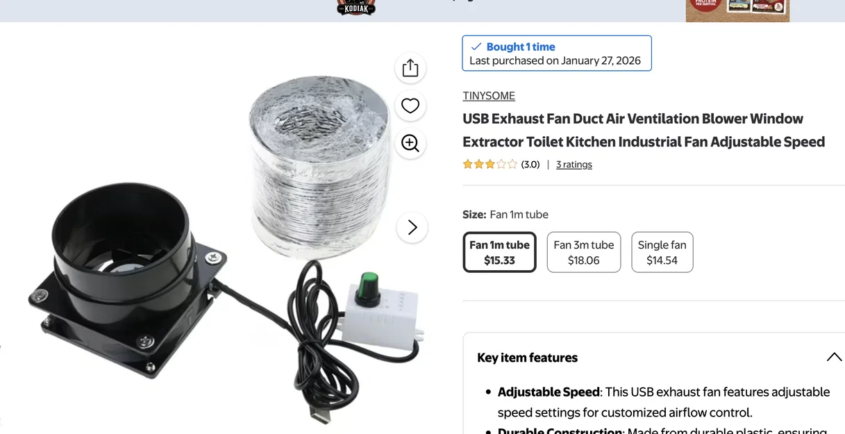 Bộ chuyển đổi và ống thoát khí 3 inch cho Elegoo Centauri Carbon 2 - Image 3