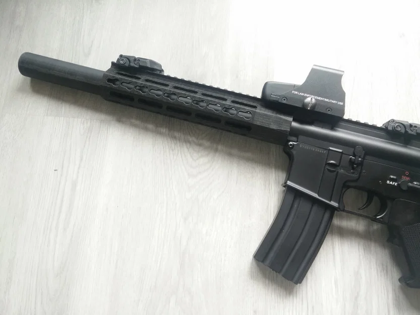 M4 Airsoft RAS Keymod Rail - Phụ kiện ốp tay cho M4 - Image 1