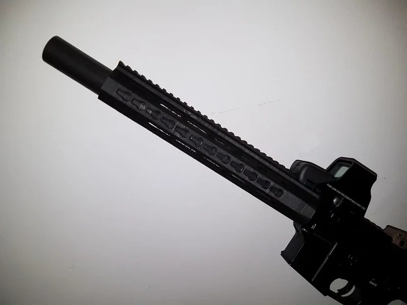 M4 Airsoft RAS Keymod Rail - Phụ kiện ốp tay cho M4 - Image 2
