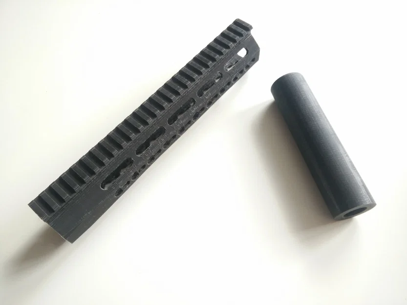 M4 Airsoft RAS Keymod Rail - Phụ kiện ốp tay cho M4 - Image 4