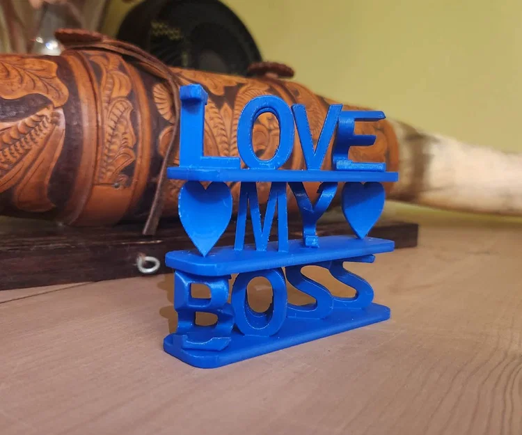 Ambigram Đỉnh Cao Cho Văn Phòng: Love My Boss - Image 1
