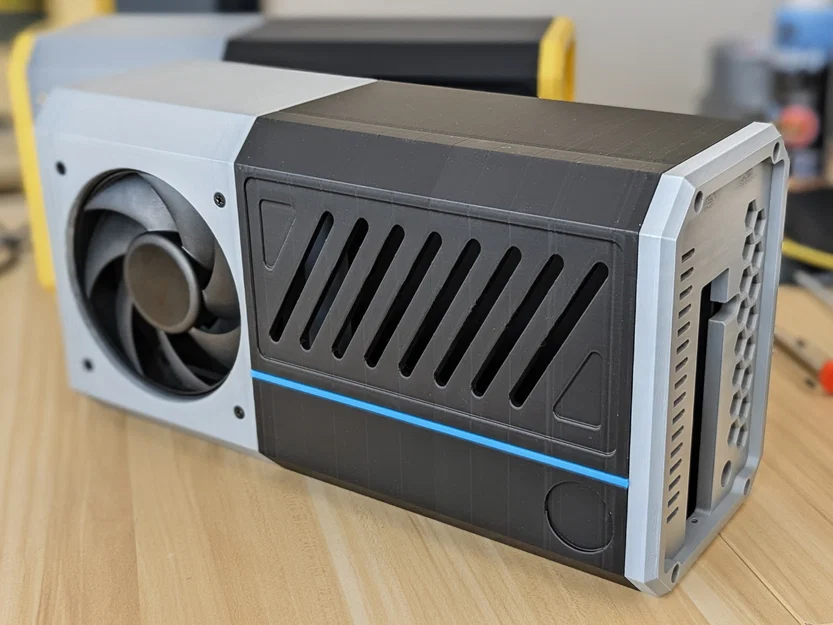 Case phong cách công nghiệp cho AMD BC-250 (Hỗ trợ FlexATX, giữ tản nhiệt gốc) - Image 2