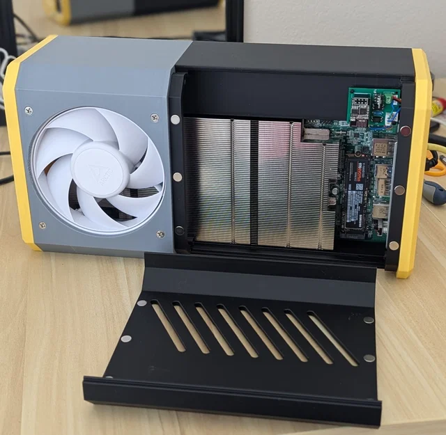Case phong cách công nghiệp cho AMD BC-250 (Hỗ trợ FlexATX, giữ tản nhiệt gốc) - Image 3