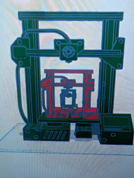 Mô hình máy in 3D in máy in 3D lồng nhau cực chất - Image 1