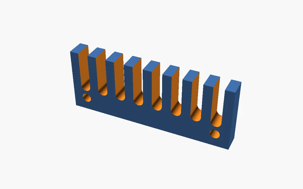 Cable Comb — Lược giữ dây cáp bàn làm việc (Có thể tùy chỉnh kích thước) - Image 1