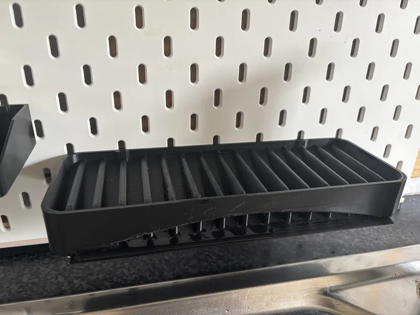 Khay Đựng Đồ Bồn Rửa & Giá Để Miếng Bọt Biển Cho IKEA Skadis - Image 1