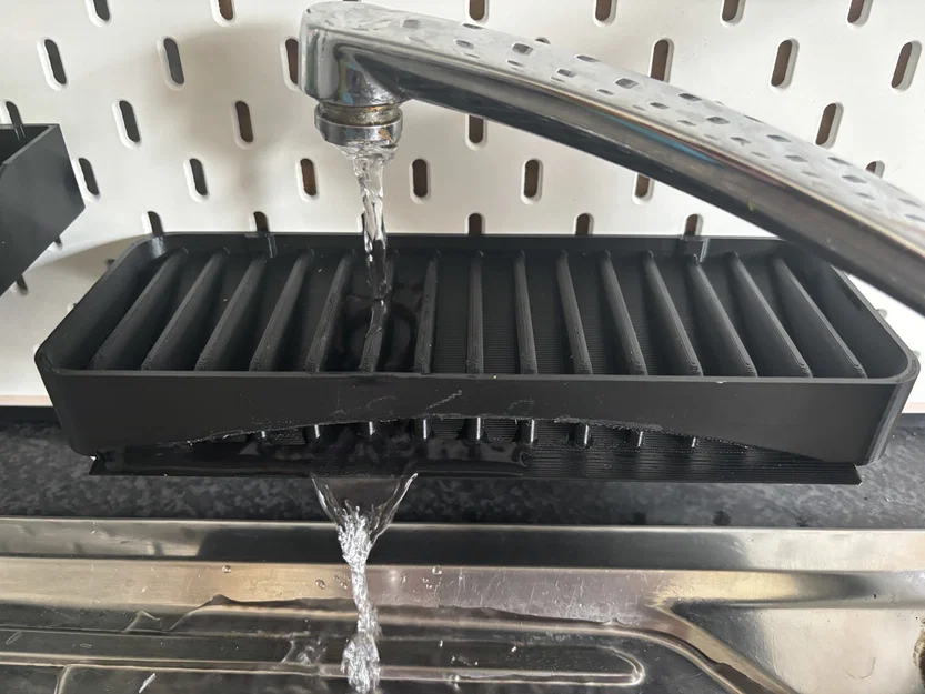 Khay Đựng Đồ Bồn Rửa & Giá Để Miếng Bọt Biển Cho IKEA Skadis - Image 3