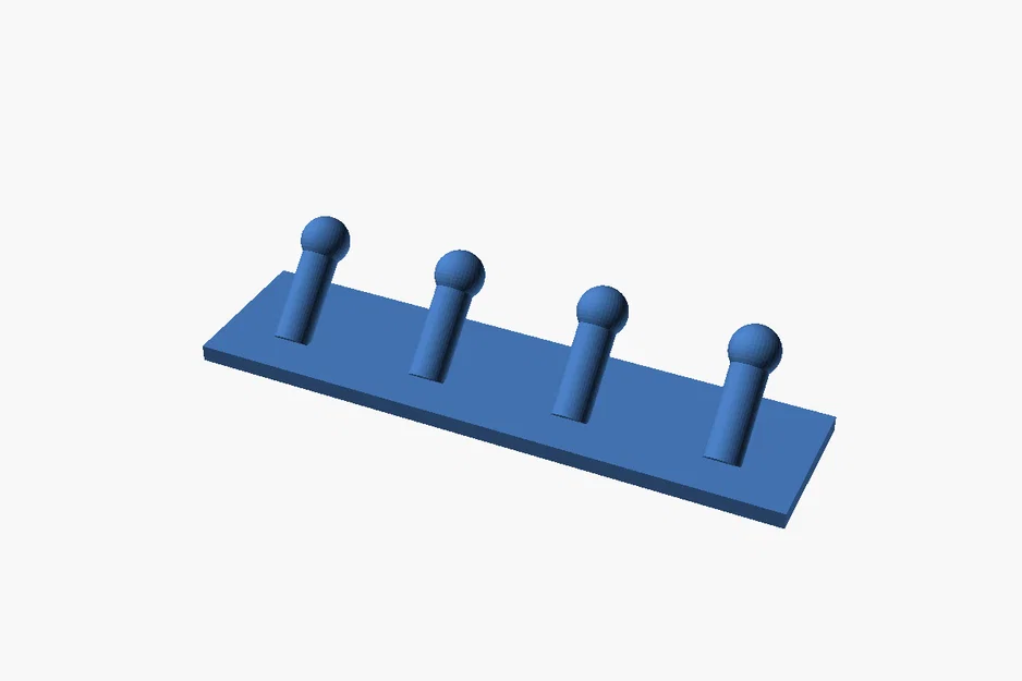 Thanh Móc Treo Tường (Hook Rail) — Giá Treo Áo Khoác & Khăn Tắm (Tùy chỉnh được) - Image 1