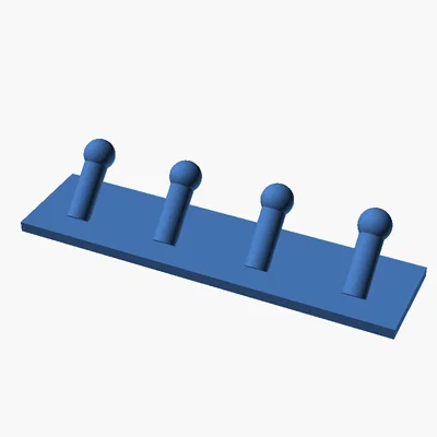 Thanh Móc Treo Tường (Hook Rail) — Giá Treo Áo Khoác & Khăn Tắm (Tùy chỉnh được)