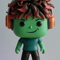 Mô hình nhân vật Sribambam (Cupi) - Phụ kiện trang trí bàn máy tính - Thumbnail 4