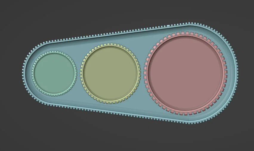 Bộ hũ đựng gia vị đa năng kèm khay (Jars for various) in 3D - Image 4