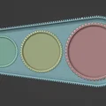 Bộ hũ đựng gia vị đa năng kèm khay (Jars for various) in 3D - Thumbnail 4