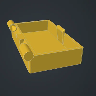 Mô hình hộp mini 3D có bản lề - Thiết kế in một lần (Single-Print)