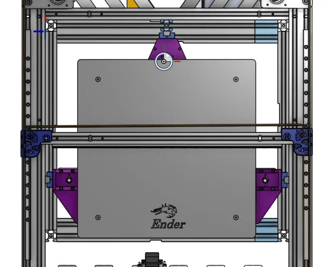 Bộ giá đỡ bàn in Duender Triple Z cho máy in 3D Ender 3 Max - Image 1