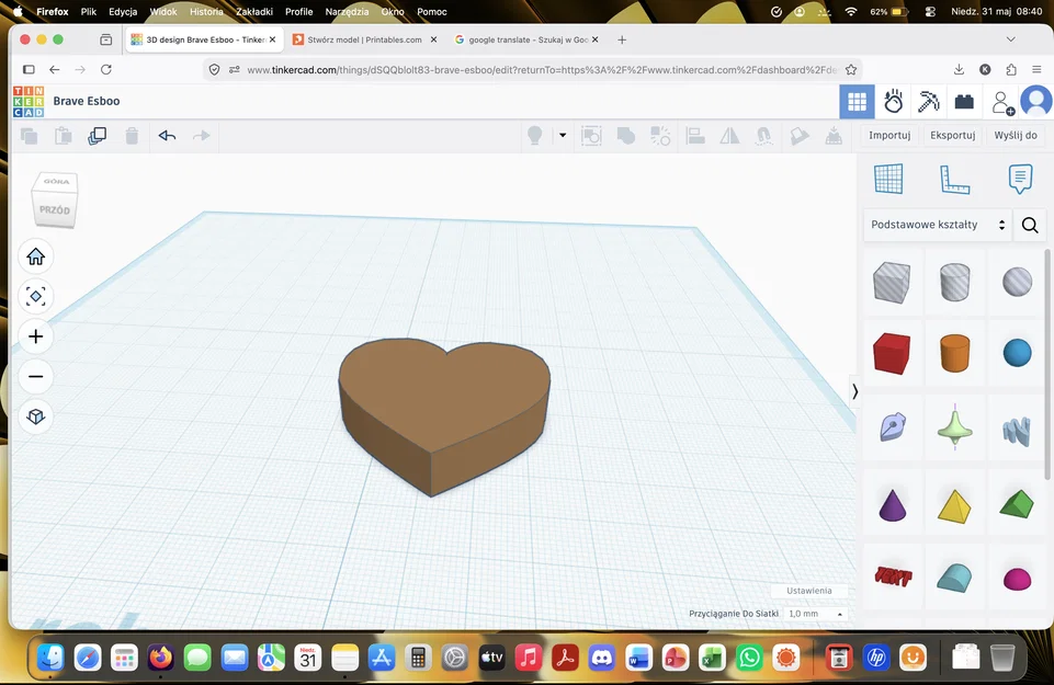 Mô hình trái tim 3D đơn giản – Tải file STL miễn phí - Image 1